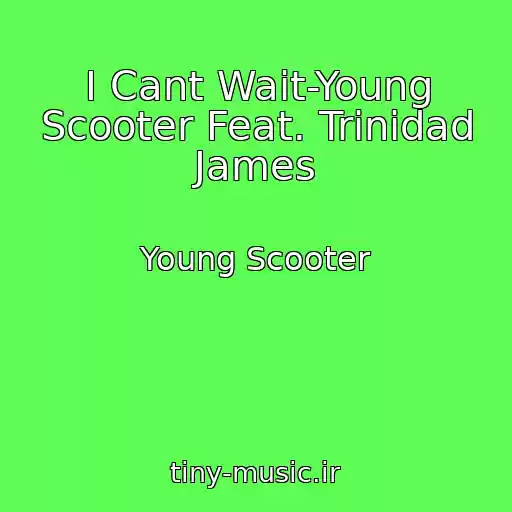 کاور آهنگ I Cant Wait-Young Scooter Feat. Trinidad James از Young Scooter