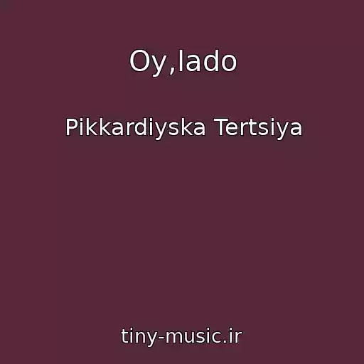 کاور آهنگ Oy,lado از Pіkkardіyska Tertsіya