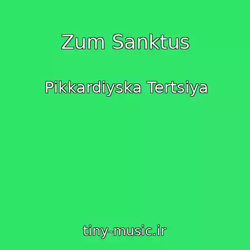 کاور آهنگ Zum Sanktus از Pіkkardіyska Tertsіya