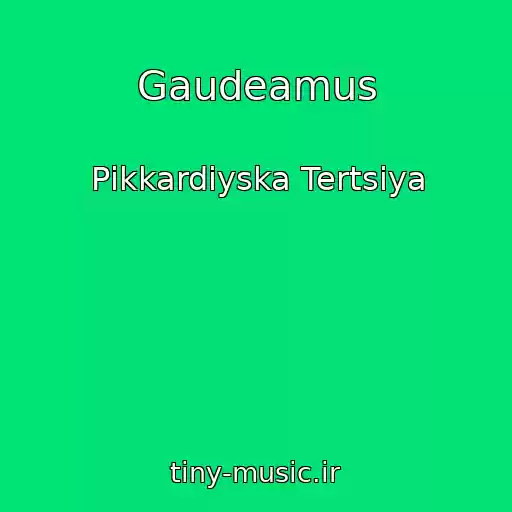 کاور آهنگ Gaudeamus از Pіkkardіyska Tertsіya
