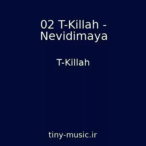 کاور آهنگ 02 T-Killah - Nevidimaya از T-Killah