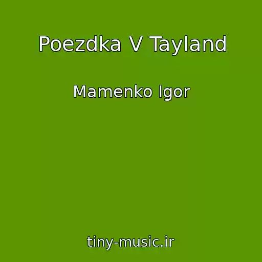 کاور آهنگ Poezdka V Tayland از Mamenko Igor