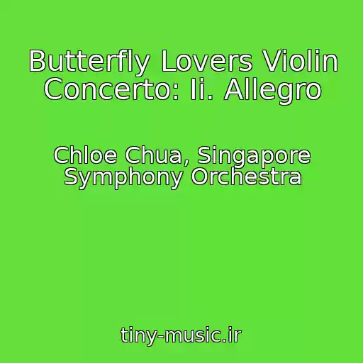 کاور آهنگ Butterfly Lovers Violin Concerto: Ii. Allegro از Chloe Chua, Singapore Symphony Orchestra
