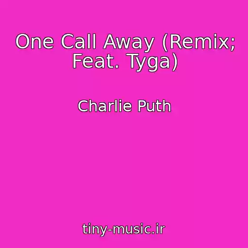 کاور آهنگ One Call Away (Remix; Feat. Tyga) از Charlie Puth