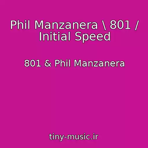 کاور آهنگ Phil Manzanera \ 801 / Initial Speed از 801 & Phil Manzanera