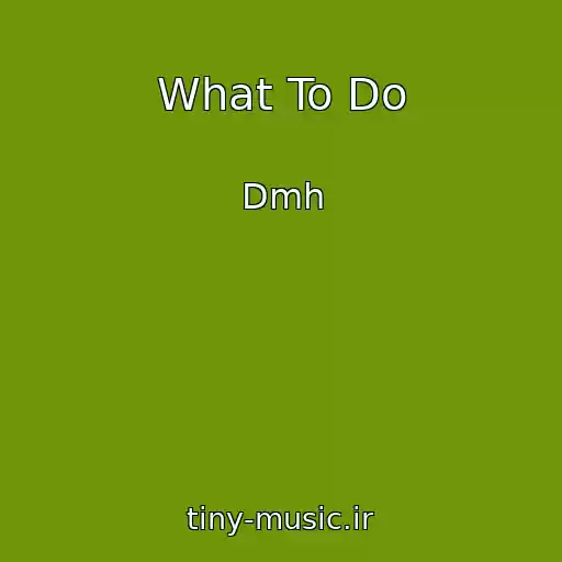 کاور آهنگ What To Do از Dmh