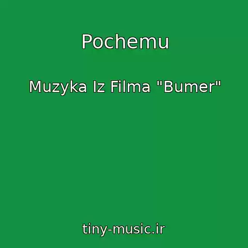 کاور آهنگ Pochemu از Muzyka Iz Filma "Bumer"