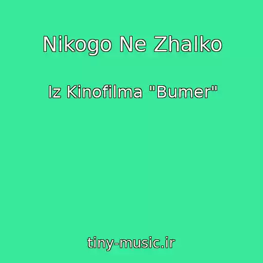 کاور آهنگ Nikogo Ne Zhalko از Iz Kinofilma "Bumer"