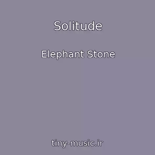 کاور آهنگ Solitude از Elephant Stone