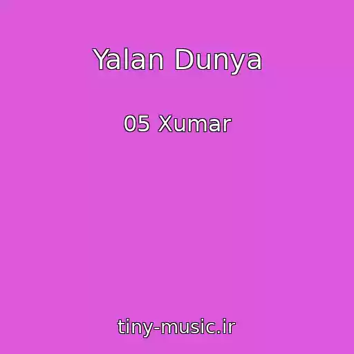 کاور آهنگ Yalan Dunya از 05 Xumar