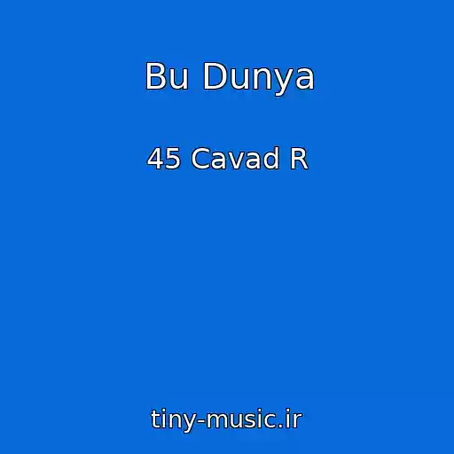 کاور آهنگ Bu Dunya از 45 Cavad R