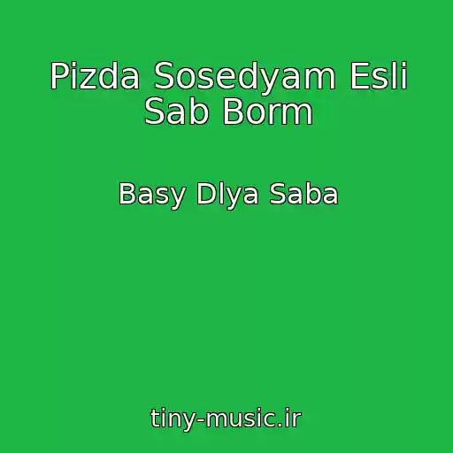 کاور آهنگ Pizda Sosedyam Esli Sab Borm از Basy Dlya Saba
