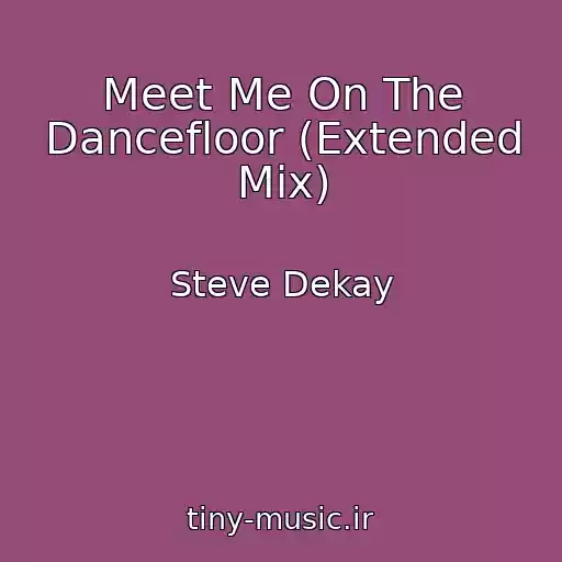 کاور آهنگ Meet Me On The Dancefloor (Extended Mix) از Steve Dekay