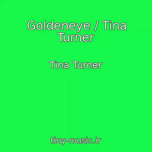کاور آهنگ Goldeneye / Tina Turner از Tina Turner