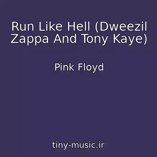 کاور آهنگ Run Like Hell (Dweezil Zappa And Tony Kaye) از Pink Floyd