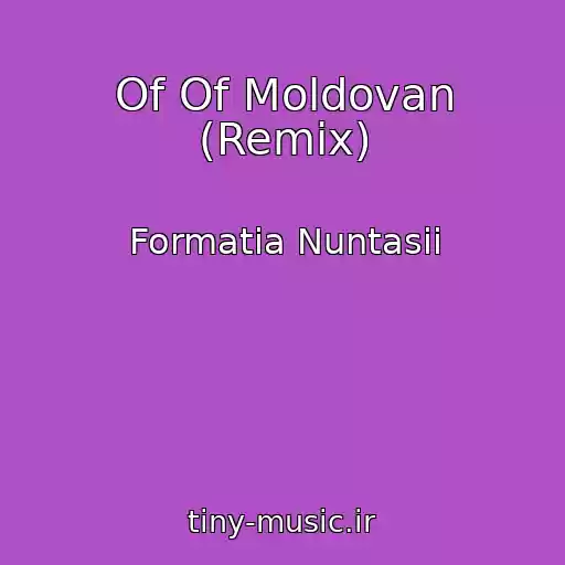 کاور آهنگ Of Of Moldovan (Remix) از Formatia Nuntasii