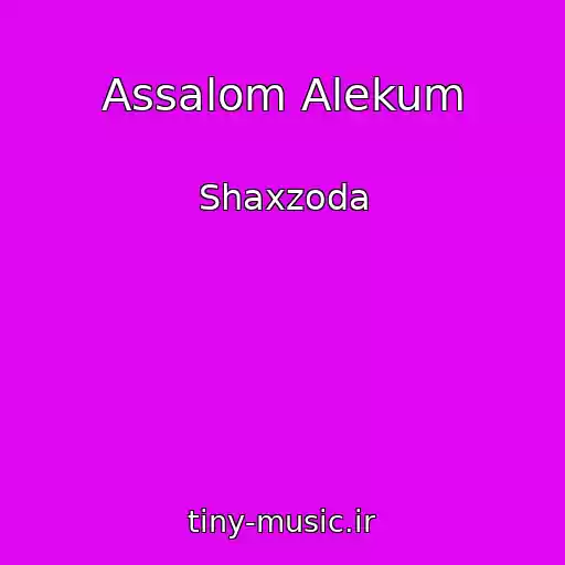 کاور آهنگ Assalom Alekum از Shaxzoda