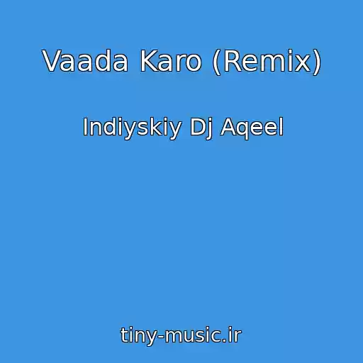 کاور آهنگ Vaada Karo (Remix) از Indiyskiy Dj Aqeel