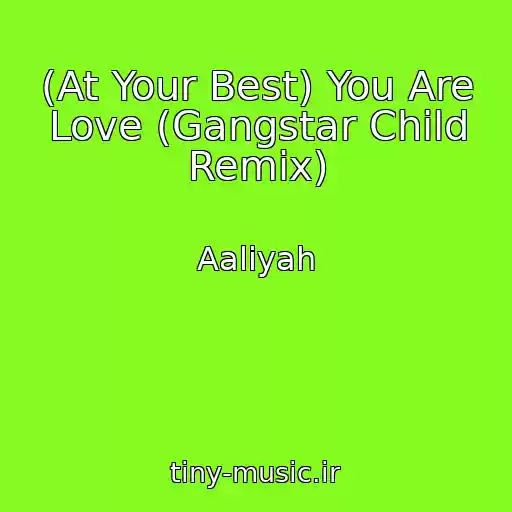 کاور آهنگ (At Your Best) You Are Love (Gangstar Child Remix) از Aaliyah