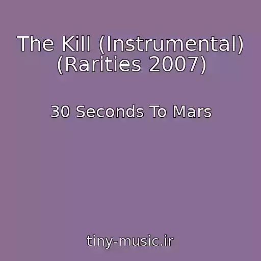 کاور آهنگ The Kill (Instrumental) (Rarities 2007) از 30 Seconds To Mars