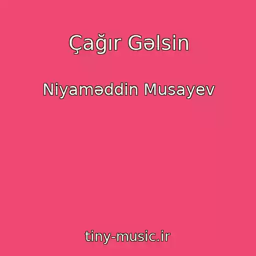 کاور آهنگ Çağır Gəlsin از Niyaməddin Musayev