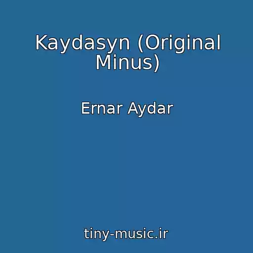 کاور آهنگ Kaydasyn (Original Minus) از Ernar Aydar