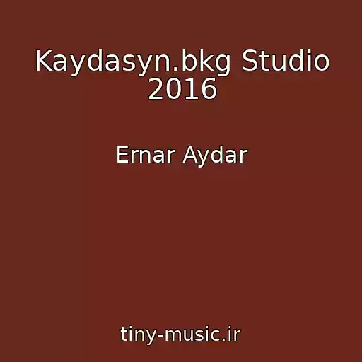 کاور آهنگ Kaydasyn.bkg Studio 2016 از Ernar Aydar