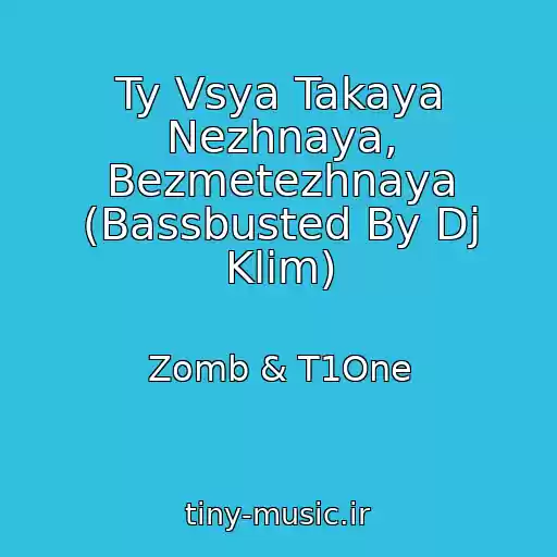 کاور آهنگ Ty Vsya Takaya Nezhnaya, Bezmetezhnaya (Bassbusted By Dj Klim) از Zomb & T1One