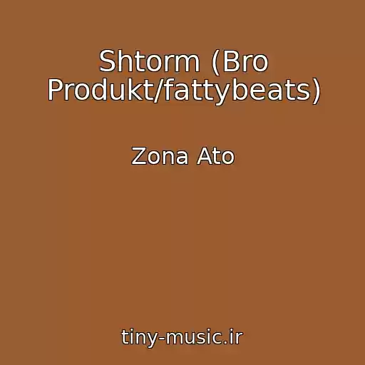 کاور آهنگ Shtorm (Bro Produkt/fattybeats) از Zona Ato