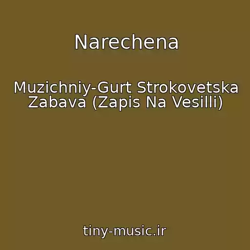 کاور آهنگ Narechena از Muzichniy-Gurt Strokovetska Zabava (Zapis Na Vesіllі)