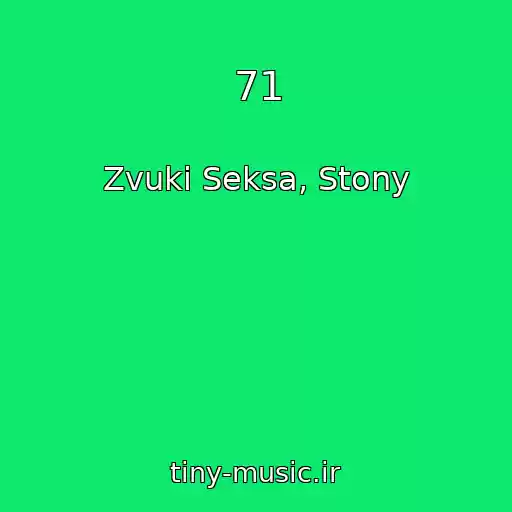 کاور آهنگ 71 از Zvuki Seksa, Stony