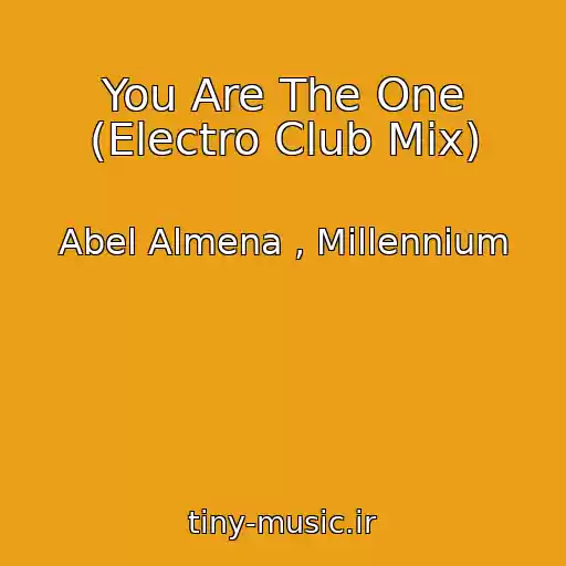کاور آهنگ You Are The One (Electro Club Mix) از Abel Almena , Millennium