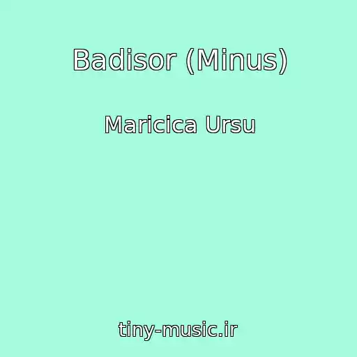 کاور آهنگ Badisor (Minus) از Maricica Ursu