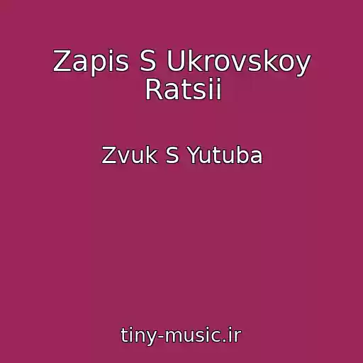 کاور آهنگ Zapis S Ukrovskoy Ratsii از Zvuk S Yutuba