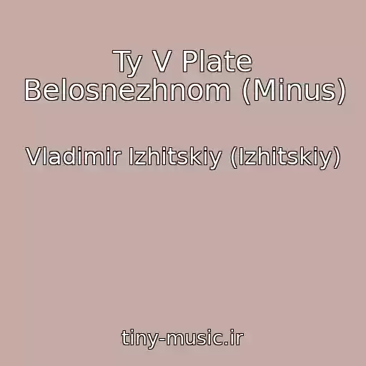 کاور آهنگ Ty V Plate Belosnezhnom (Minus) از Vladimir Izhitskiy (Іzhitskiy)