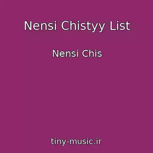 کاور آهنگ Nensi Chistyy List از Nensi Chis