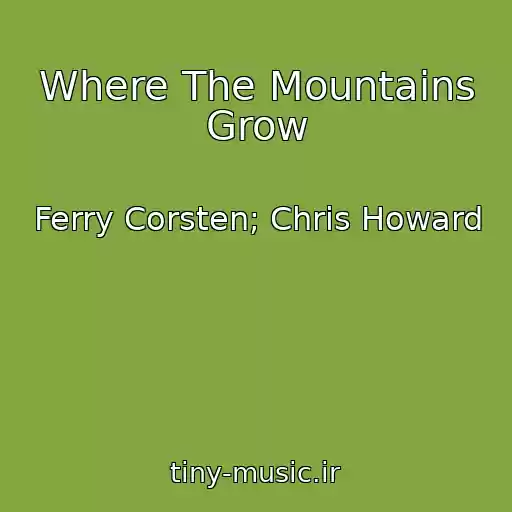 کاور آهنگ Where The Mountains Grow از Ferry Corsten; Chris Howard