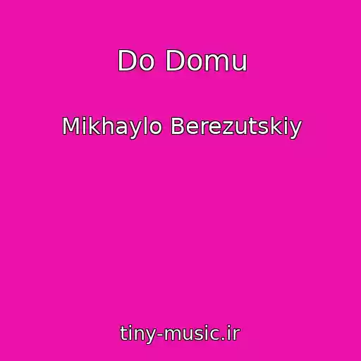 کاور آهنگ Do Domu از Mikhaylo Berezutskiy