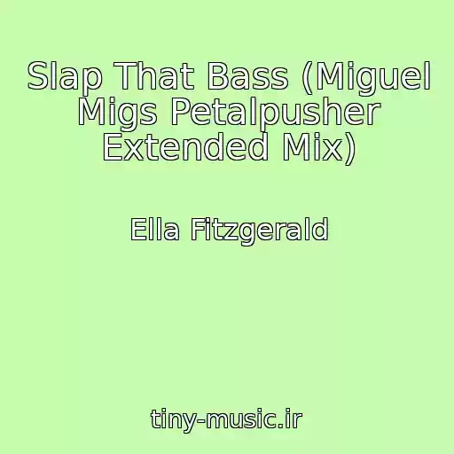 کاور آهنگ Slap That Bass (Miguel Migs Petalpusher Extended Mix) از Ella Fitzgerald