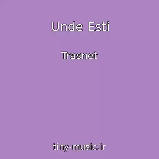 کاور آهنگ Unde Esti از Trasnet