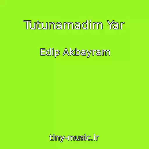 کاور آهنگ Tutunamadim Yar از Edip Akbayram