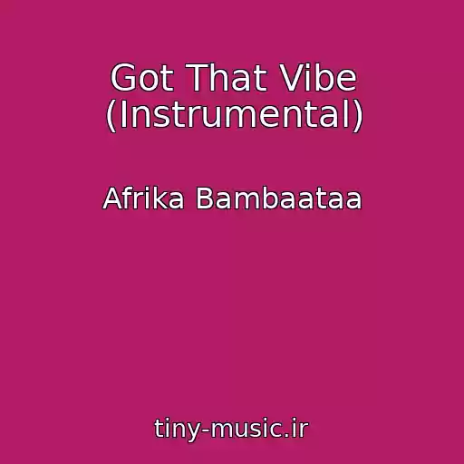 کاور آهنگ Got That Vibe (Instrumental) از Afrika Bambaataa