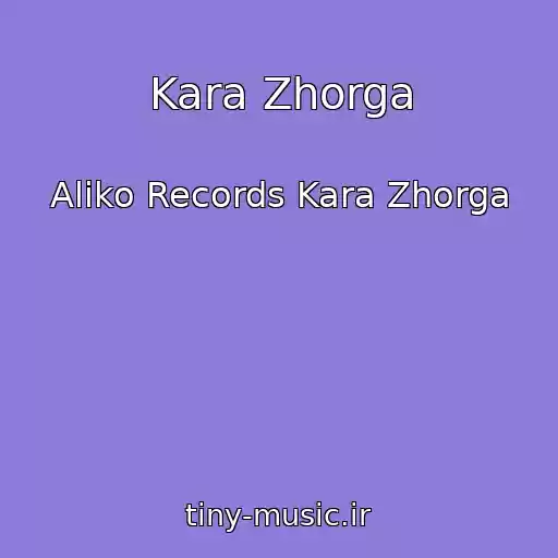 کاور آهنگ Kara Zhorga از Aliko Records Kara Zhorga