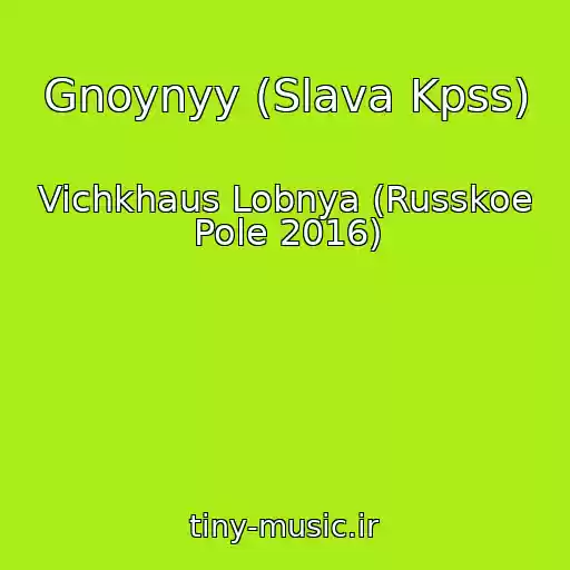 کاور آهنگ Gnoynyy (Slava Kpss) از Vichkhaus Lobnya (Russkoe Pole 2016)