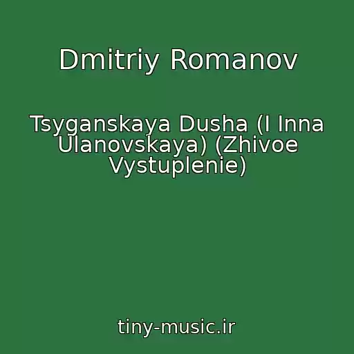 کاور آهنگ Dmitriy Romanov از Tsyganskaya Dusha (I Inna Ulanovskaya) (Zhivoe Vystuplenie)