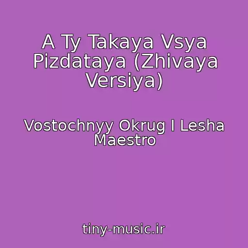 کاور آهنگ A Ty Takaya Vsya Pizdataya (Zhivaya Versiya) از Vostochnyy Okrug I Lesha Maestro