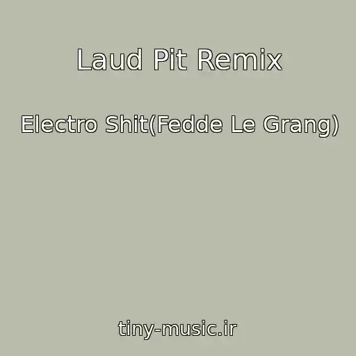 کاور آهنگ Laud Pit Remix از Electro Shit(Fedde Le Grang)
