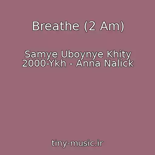 کاور آهنگ Breathe (2 Am) از Samye Uboynye Khity 2000-Ykh - Anna Nalick
