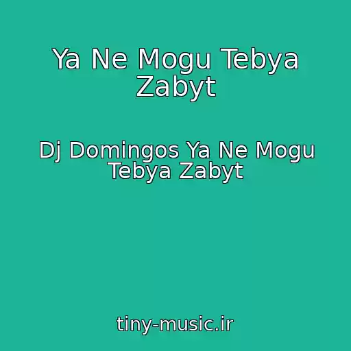 کاور آهنگ Ya Ne Mogu Tebya Zabyt از Dj Domingos Ya Ne Mogu Tebya Zabyt