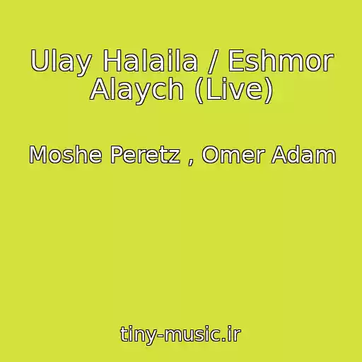 کاور آهنگ Ulay Halaila / Eshmor Alaych (Live) از Moshe Peretz , Omer Adam